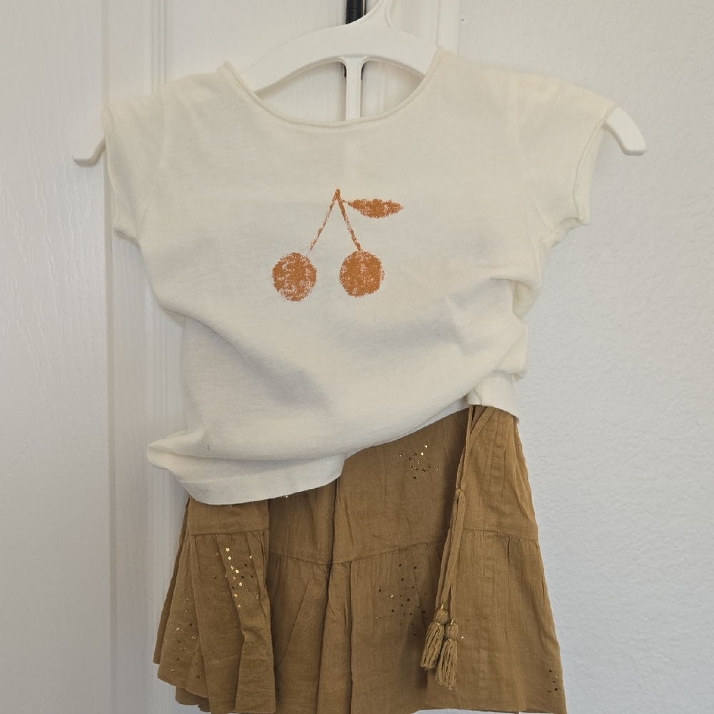 Bonpoint Ivory Cotton Top